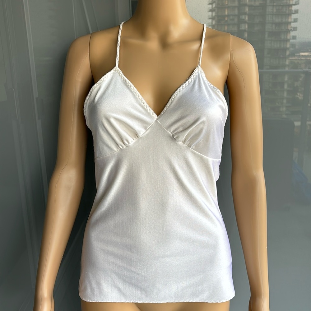 Vintage  White Tank Top